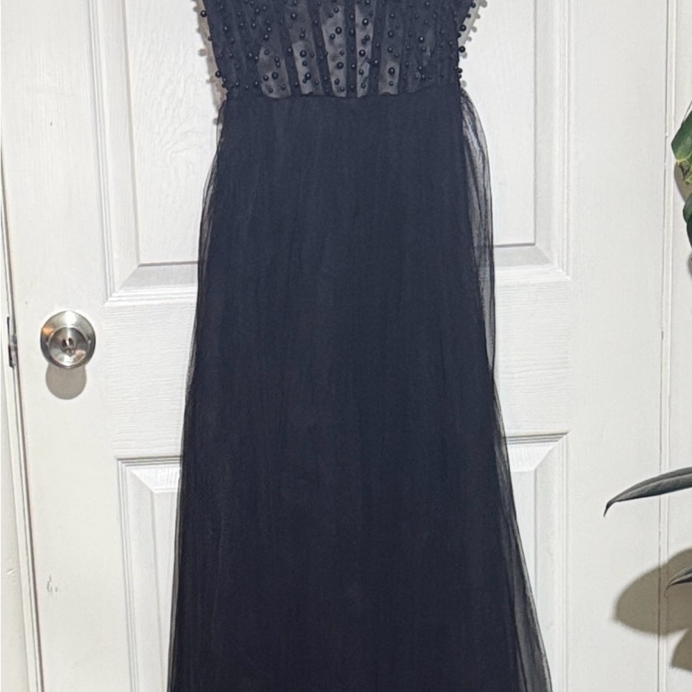 Fashion Nova Strapless Black Dress
